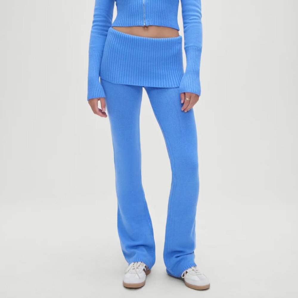 FRANKIE'S BIKINIS BLUE MOON AIMEE KNIT PANTS